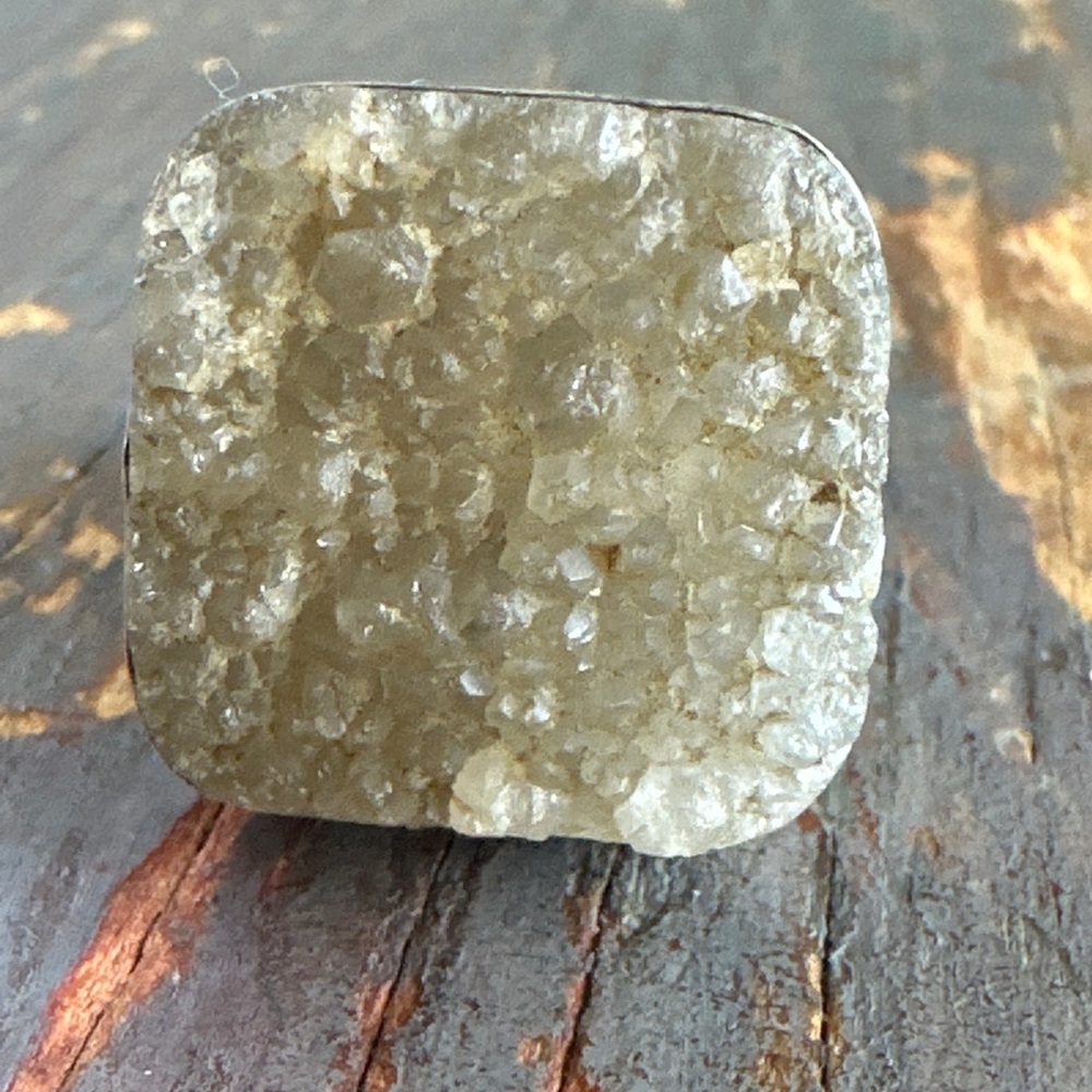 Sterling Silver Geode Ring - Picture 6 of 6